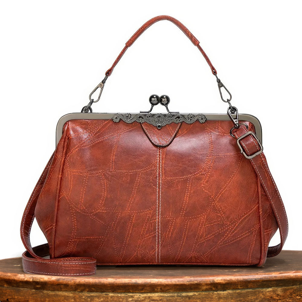 Zolvara - Vintage Klasyczna Skórzana Torba