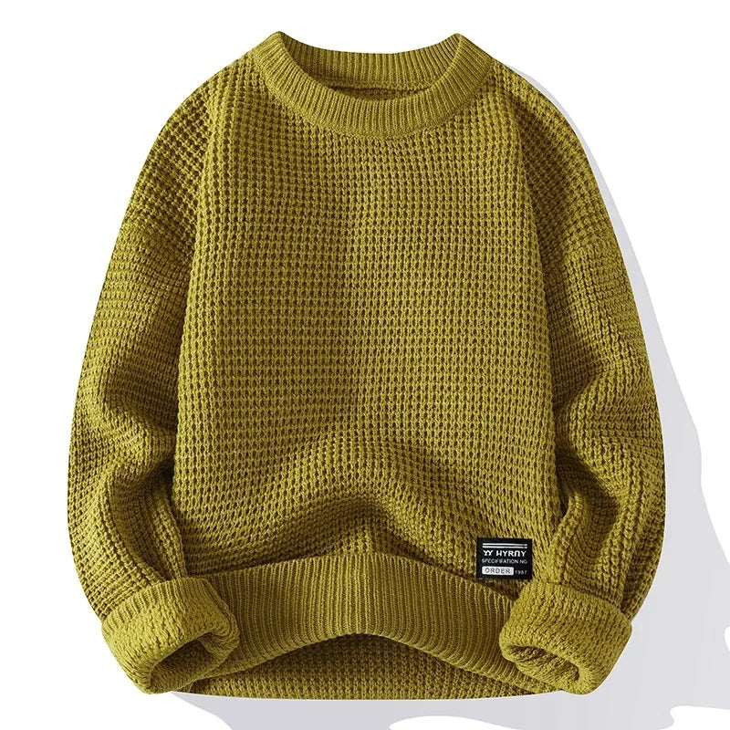 Sebastian – Sweter premium o strukturze plastra miodu