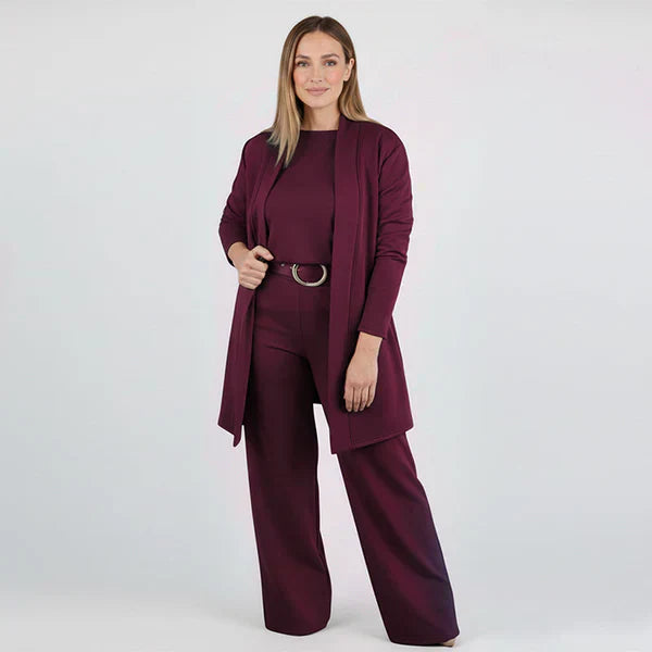 Dariana – Elegancki komplet 3-częściowy ze stretchem