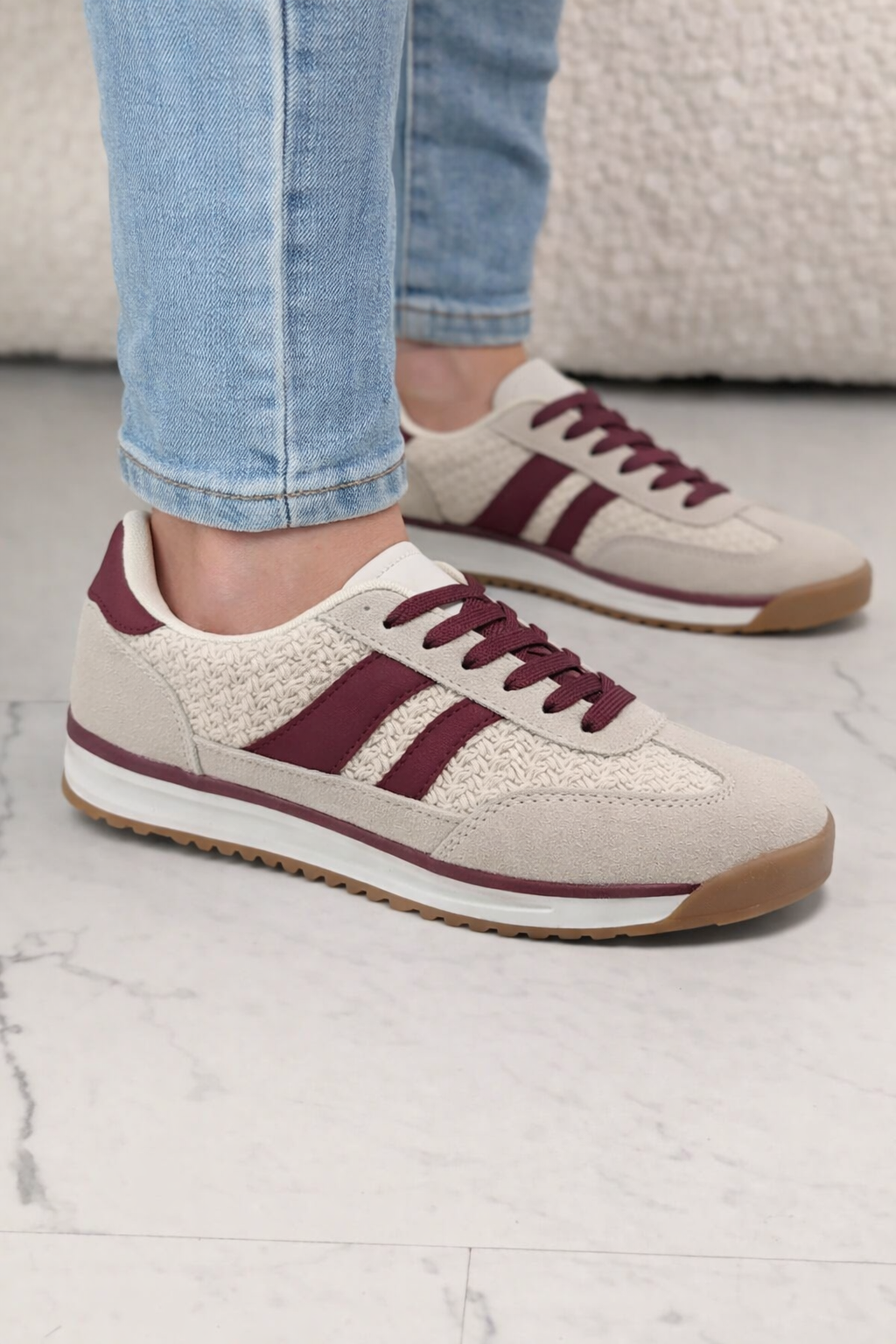 Sneaker Dina Bordeaux