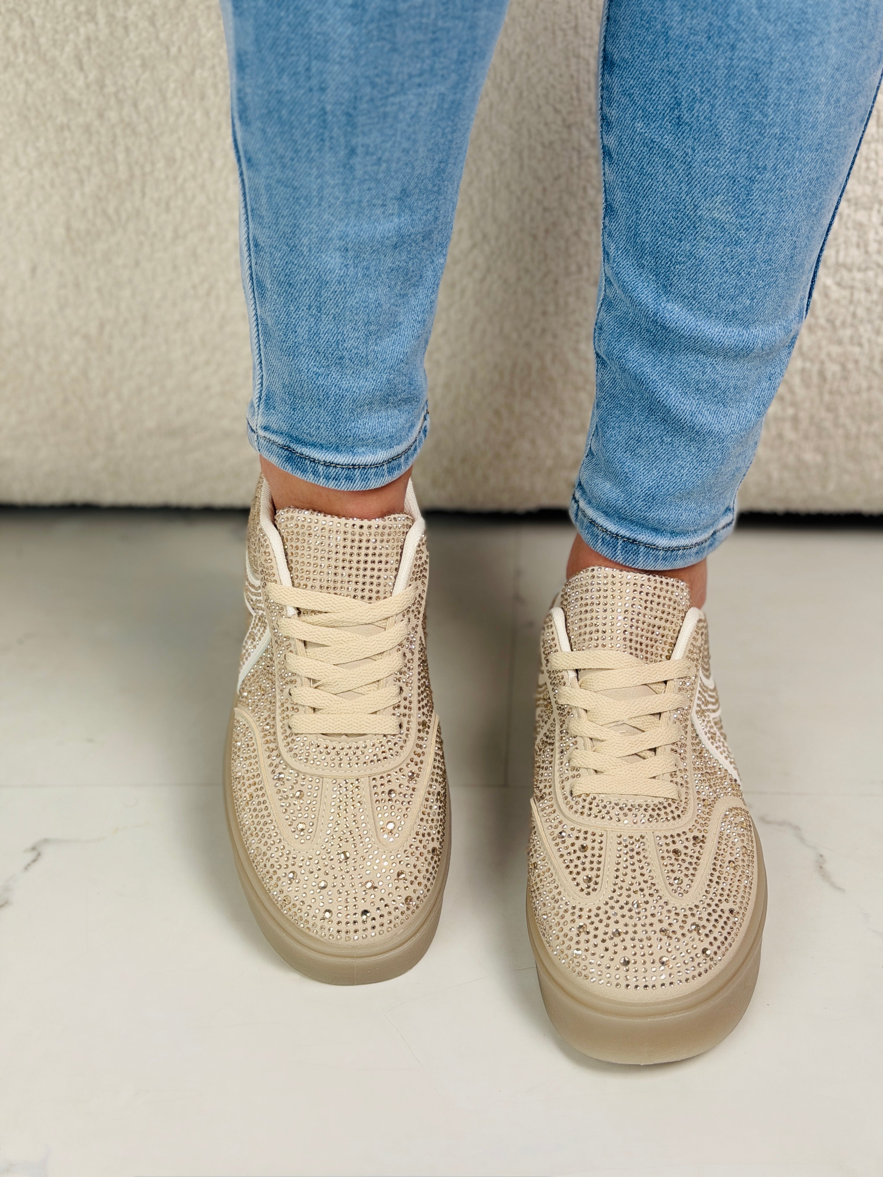 All Spark Beżowe Sneakersy