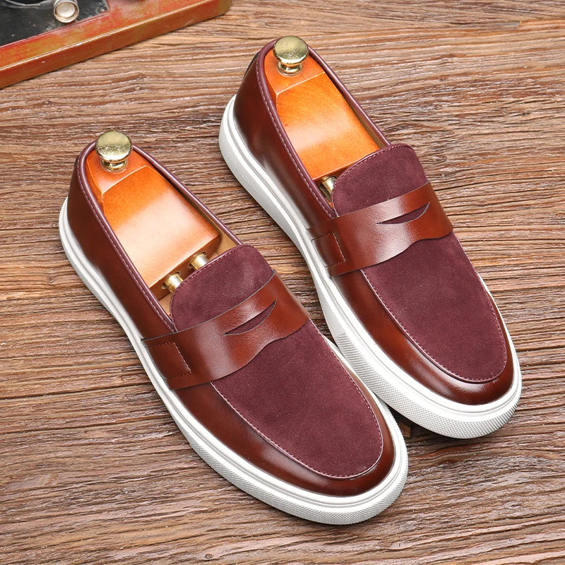 Garrick – Eleganckie mokasyny zamszowe
