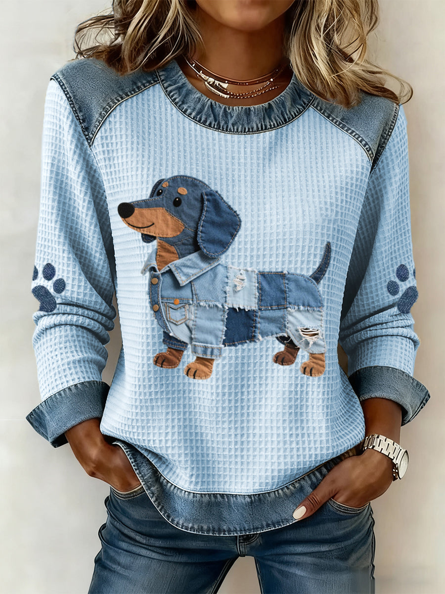 Alveria – Bluza z jamnikiem