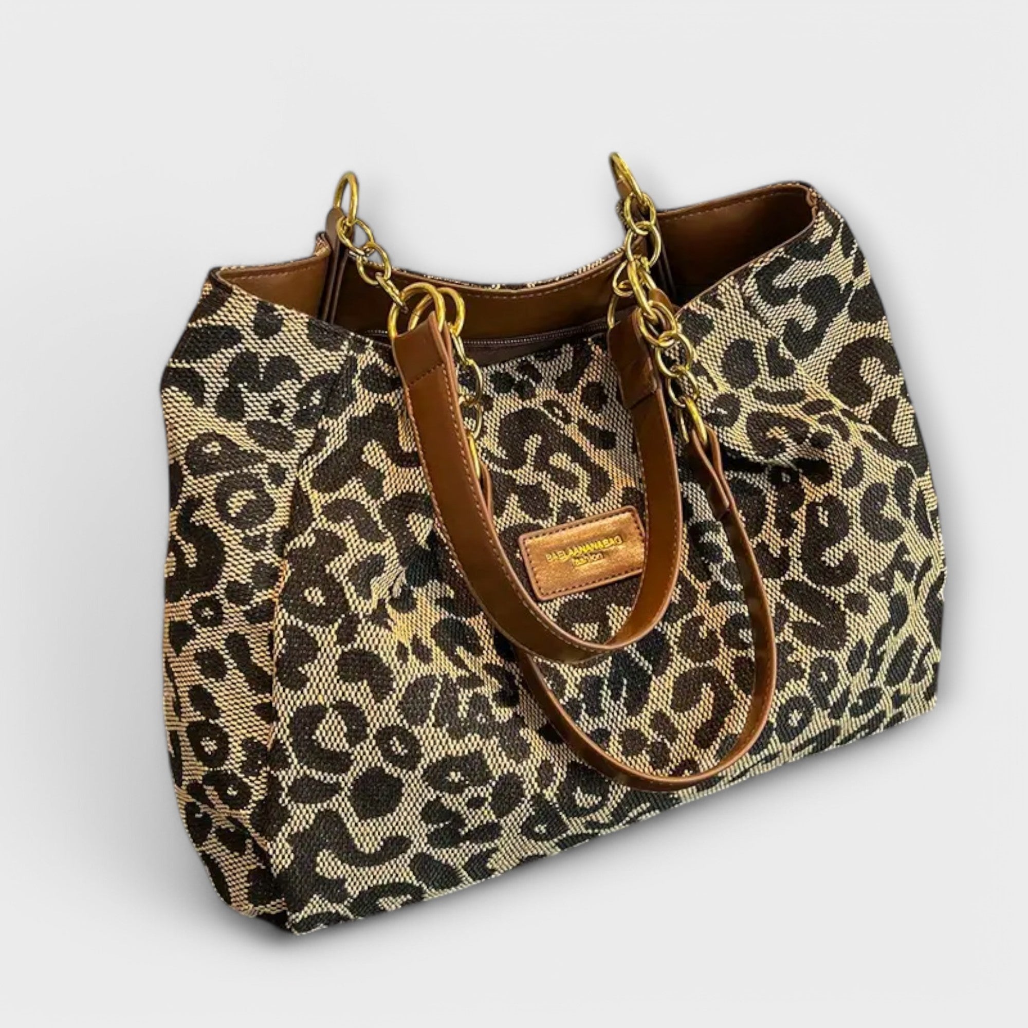 Zolvara - Torba z płótna w leoparda