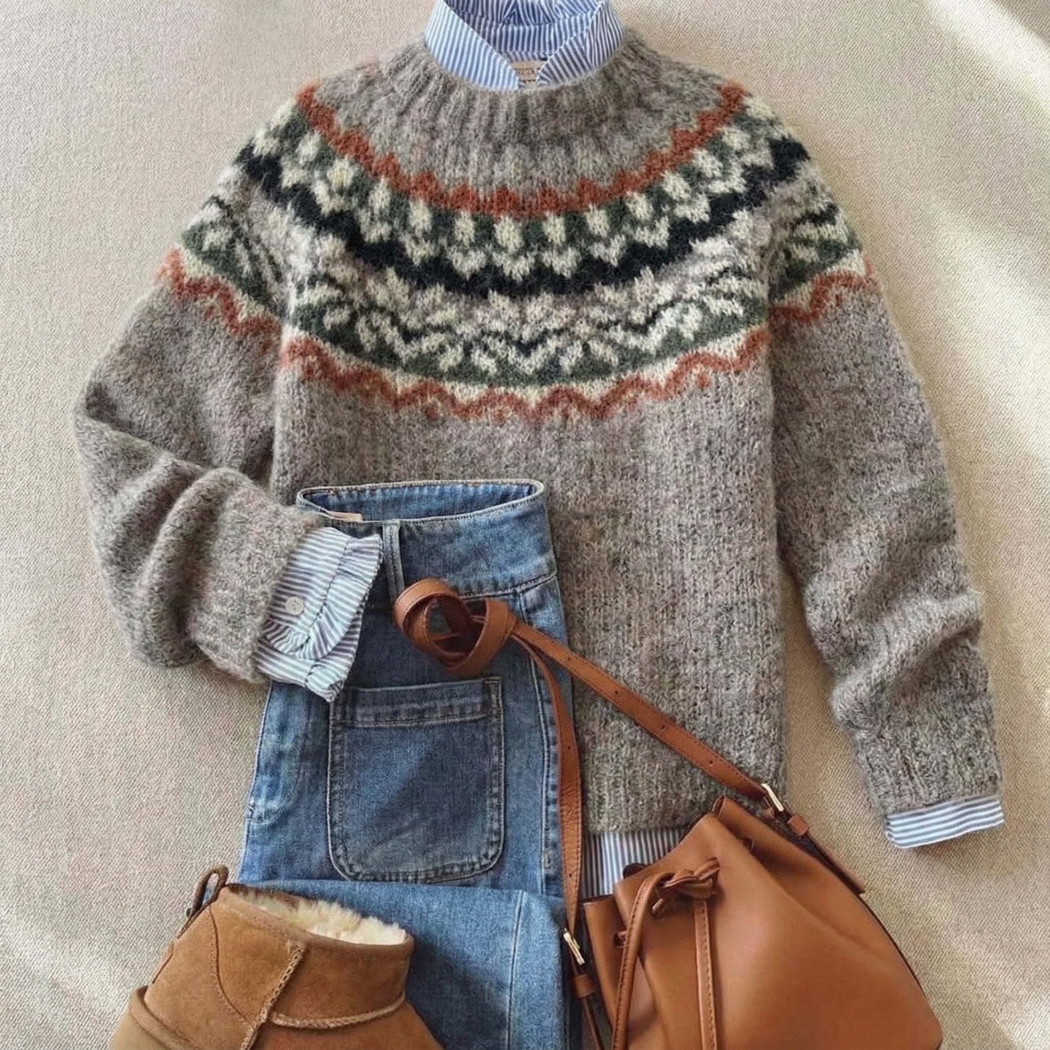 Yserine – Sweter Heritage Nordic Knit