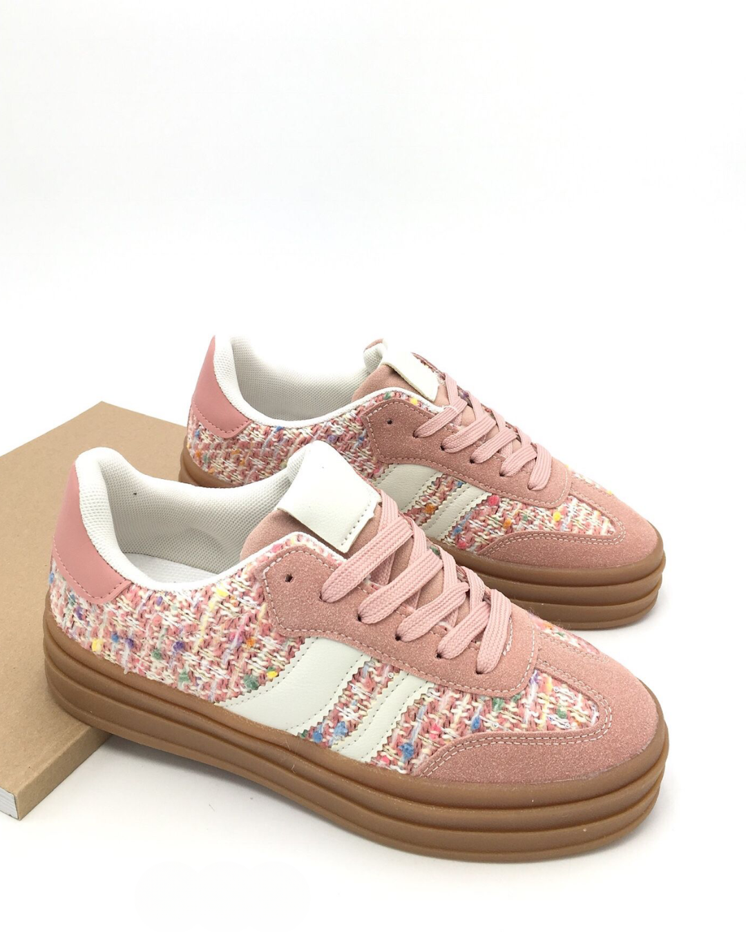 Agnes Różowe Sneakersy