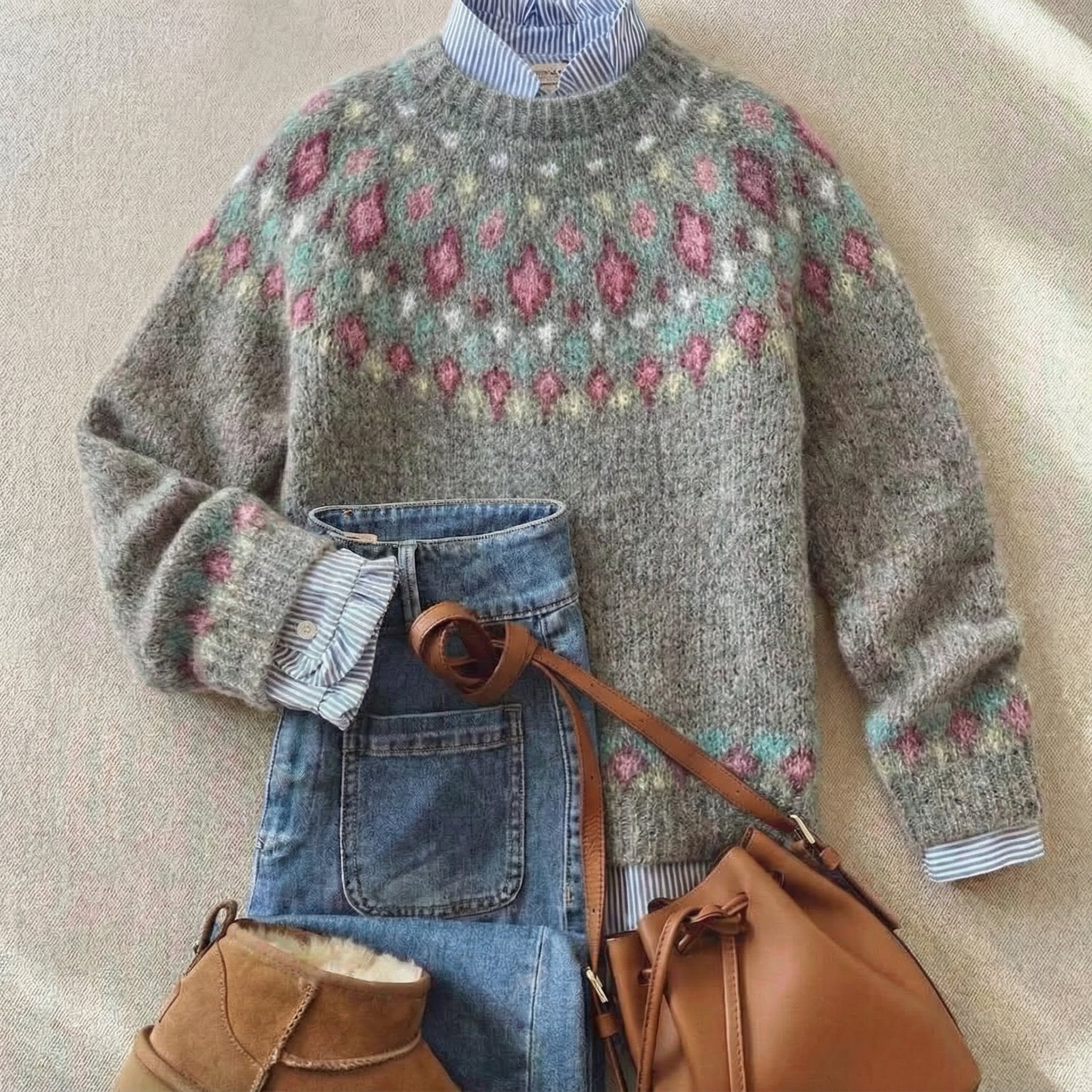 Yserine – Sweter Heritage Nordic Knit