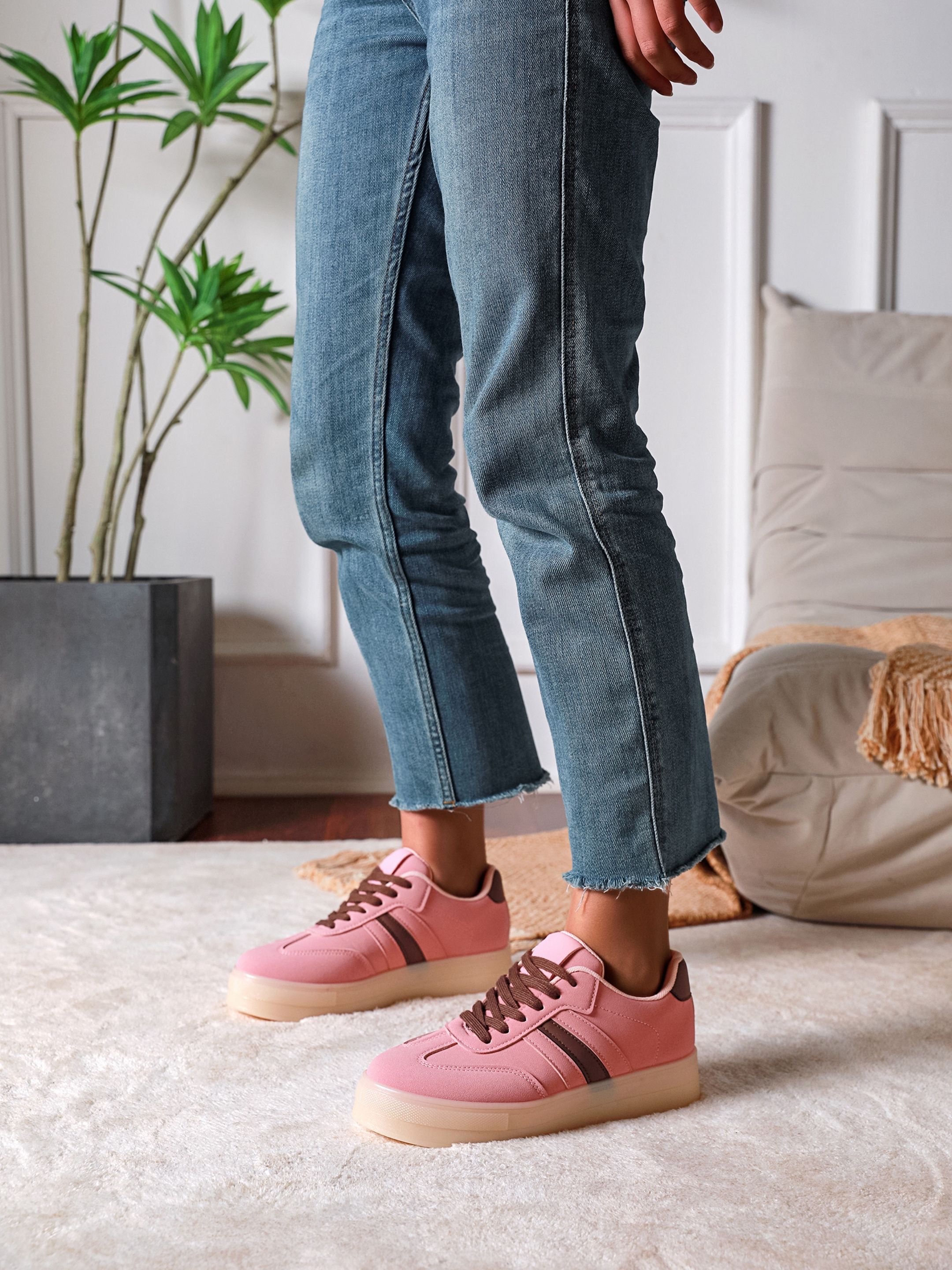 Laura Różowe Sneakersy