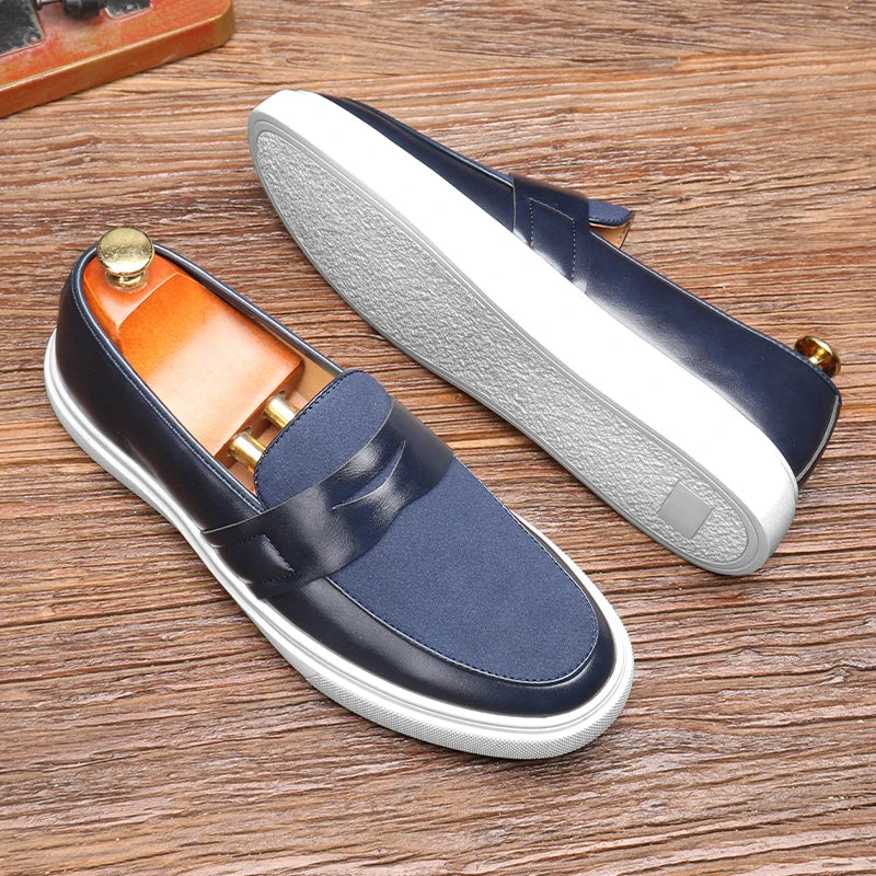 Garrick – Eleganckie mokasyny zamszowe