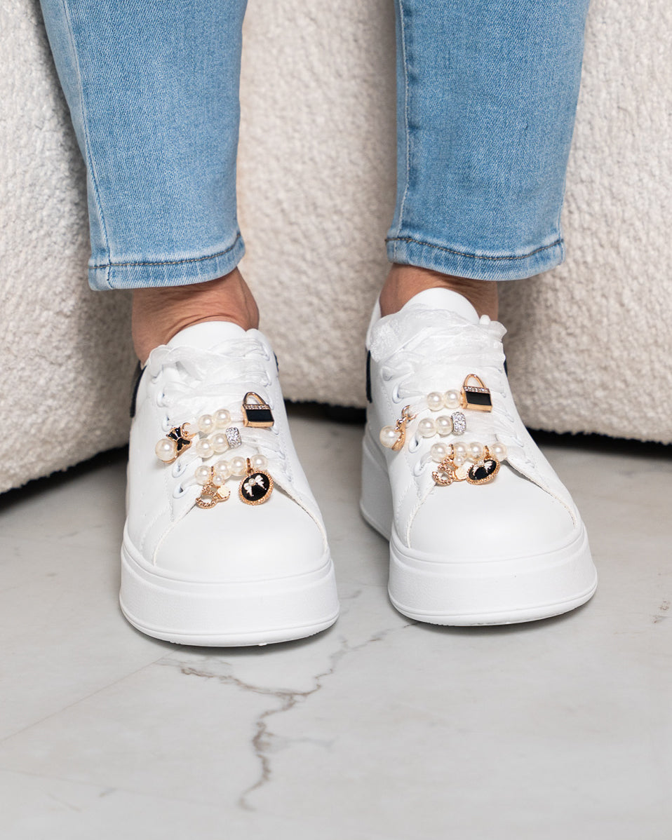 Białe Sneakersy Bisou