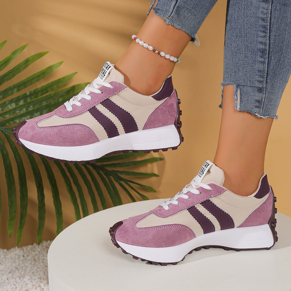 Juvella – Skórzane stabilizujące buty casualowe